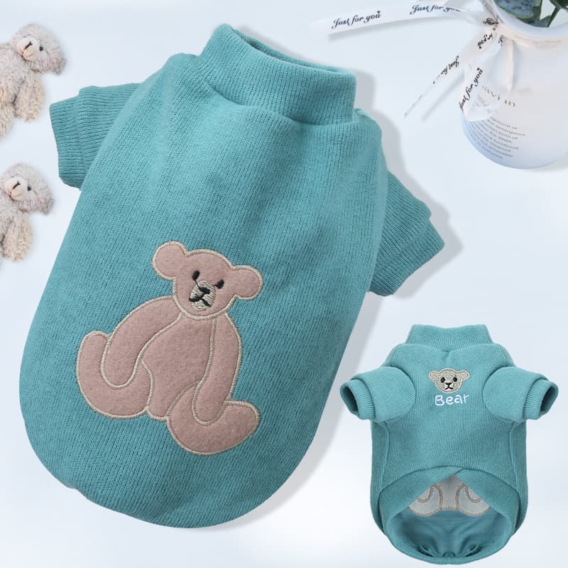 Letters Winter Pet Dog Hoodies Cotton Warm Clothes thumbnail 8