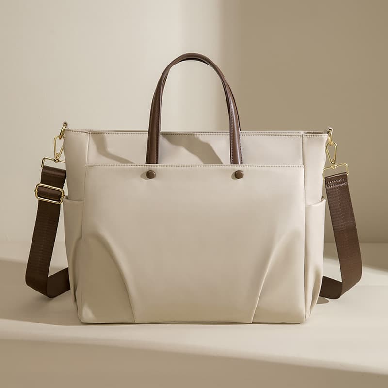 Canvas Laptop Tote Bag Crossbody Briefcase thumbnail 6