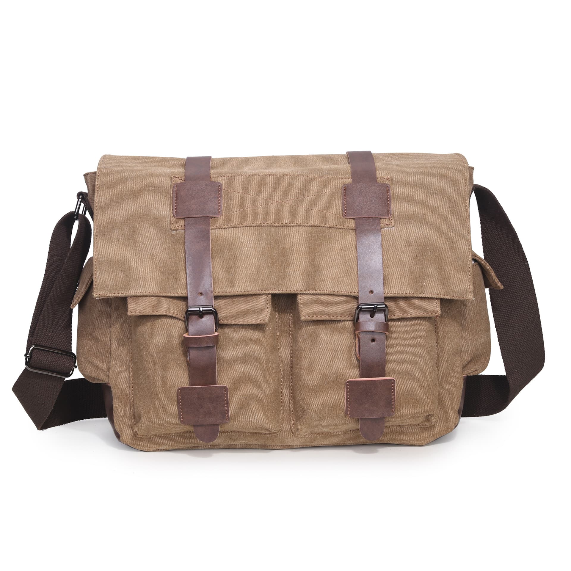 Canvas Messenger Laptop Bags Unisex thumbnail 5