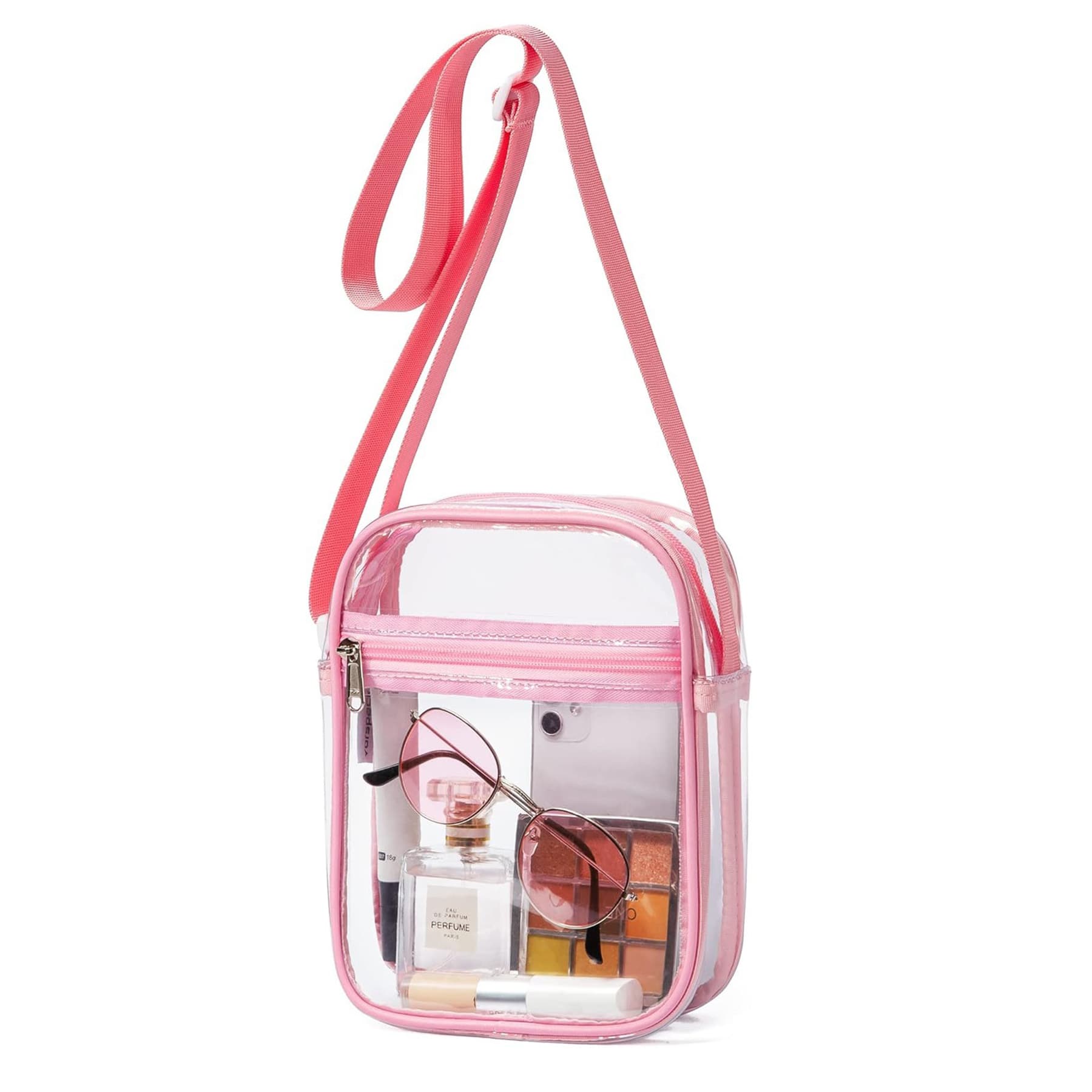 Clear Pvc Crossbody Purse Bag thumbnail 12