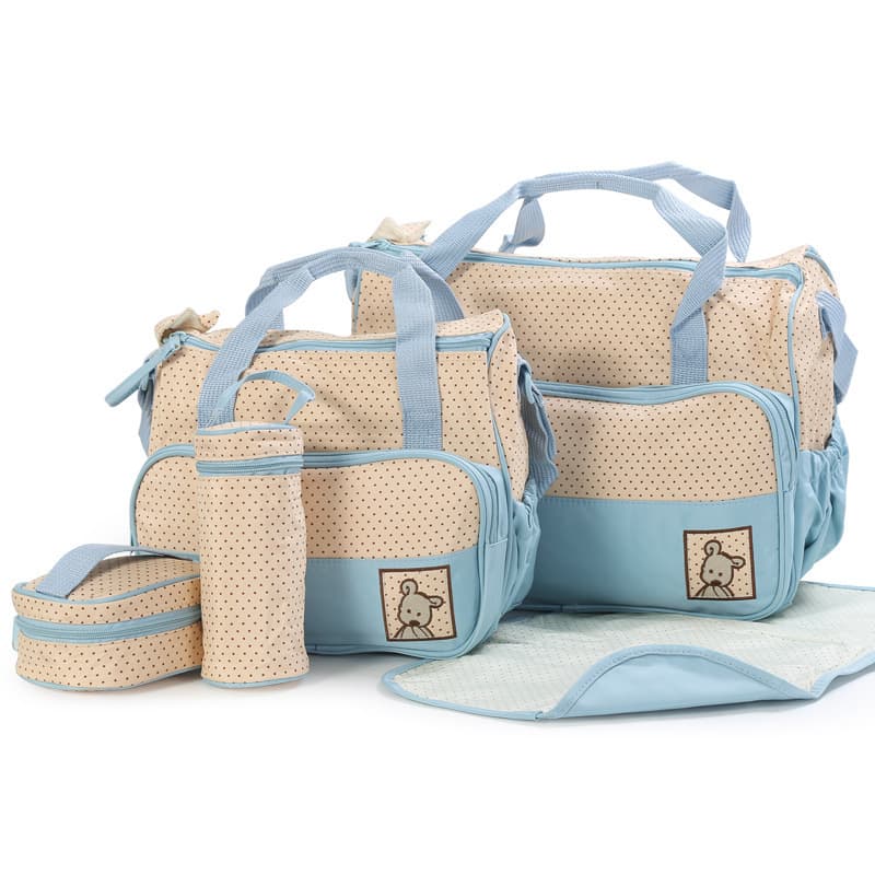 5PCS Diaper Bag Tote BagSet thumbnail 6
