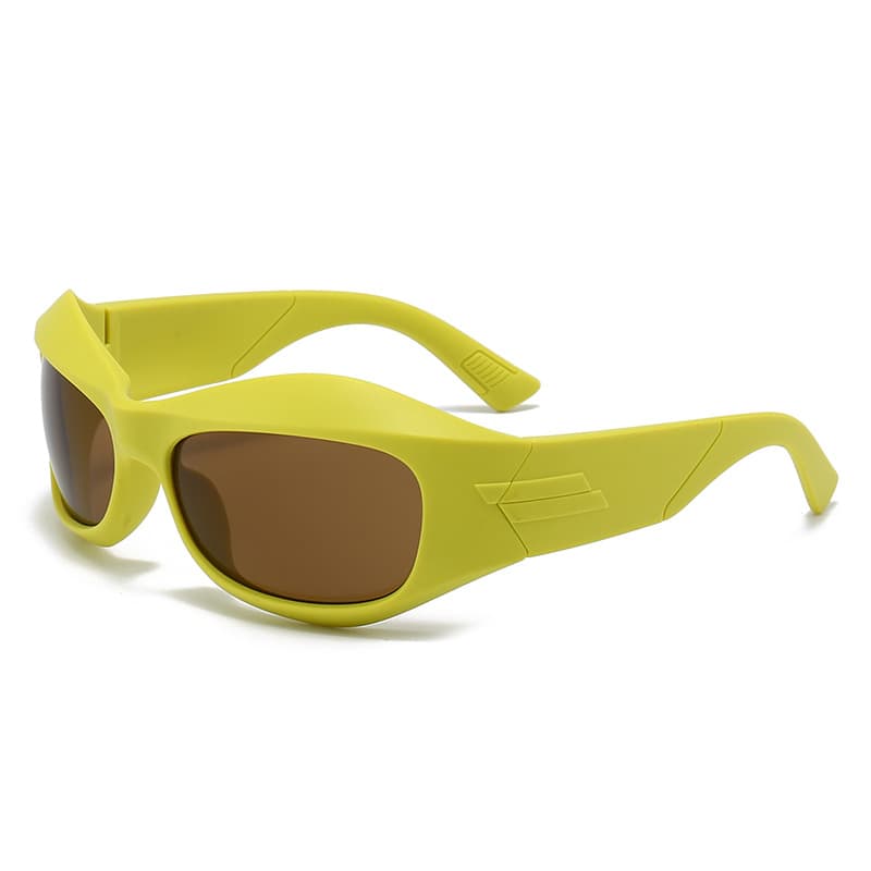 Fashion Y2K Oversized Futuristic Oval Sunglasses thumbnail 7