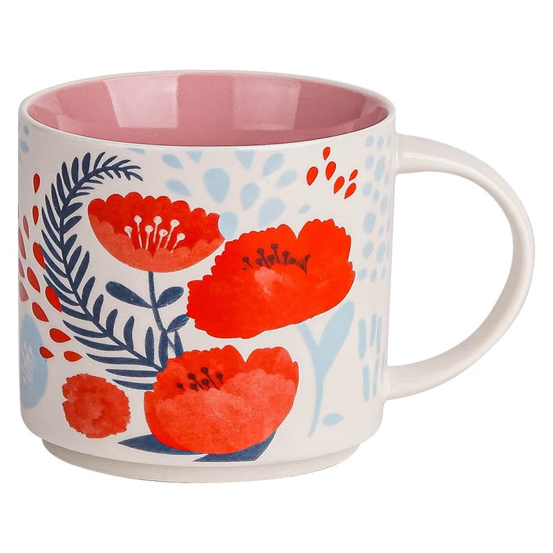 14 Oz Porcelain Coffee Mugs thumbnail 5