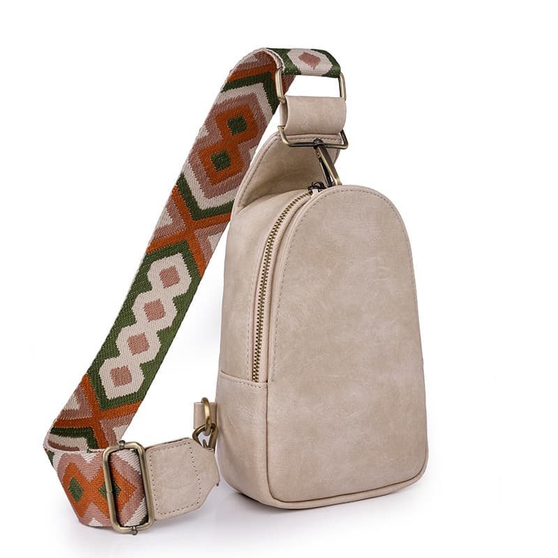 PU Leather Small Crossbody Sling Backpack Multipurpose thumbnail 2