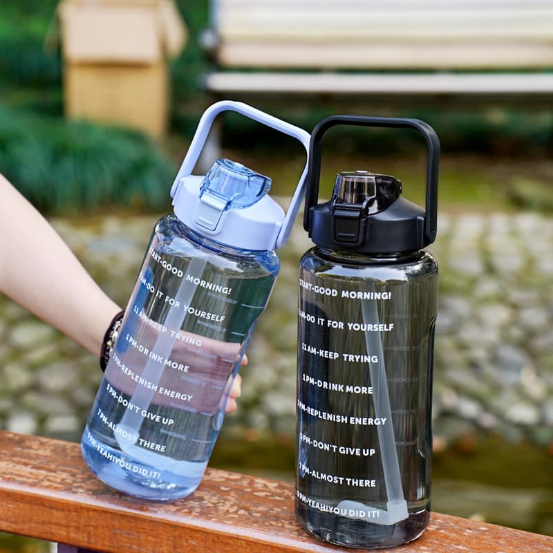 2L Sports Water Bottle With Time Marker thumbnail 8