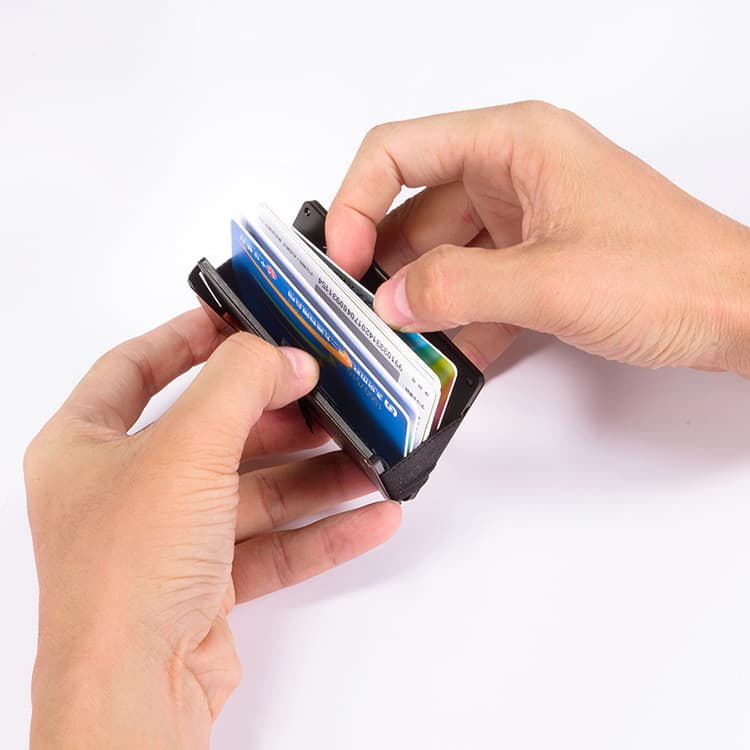 Minimalist Aluminum Metal Wallet thumbnail 11