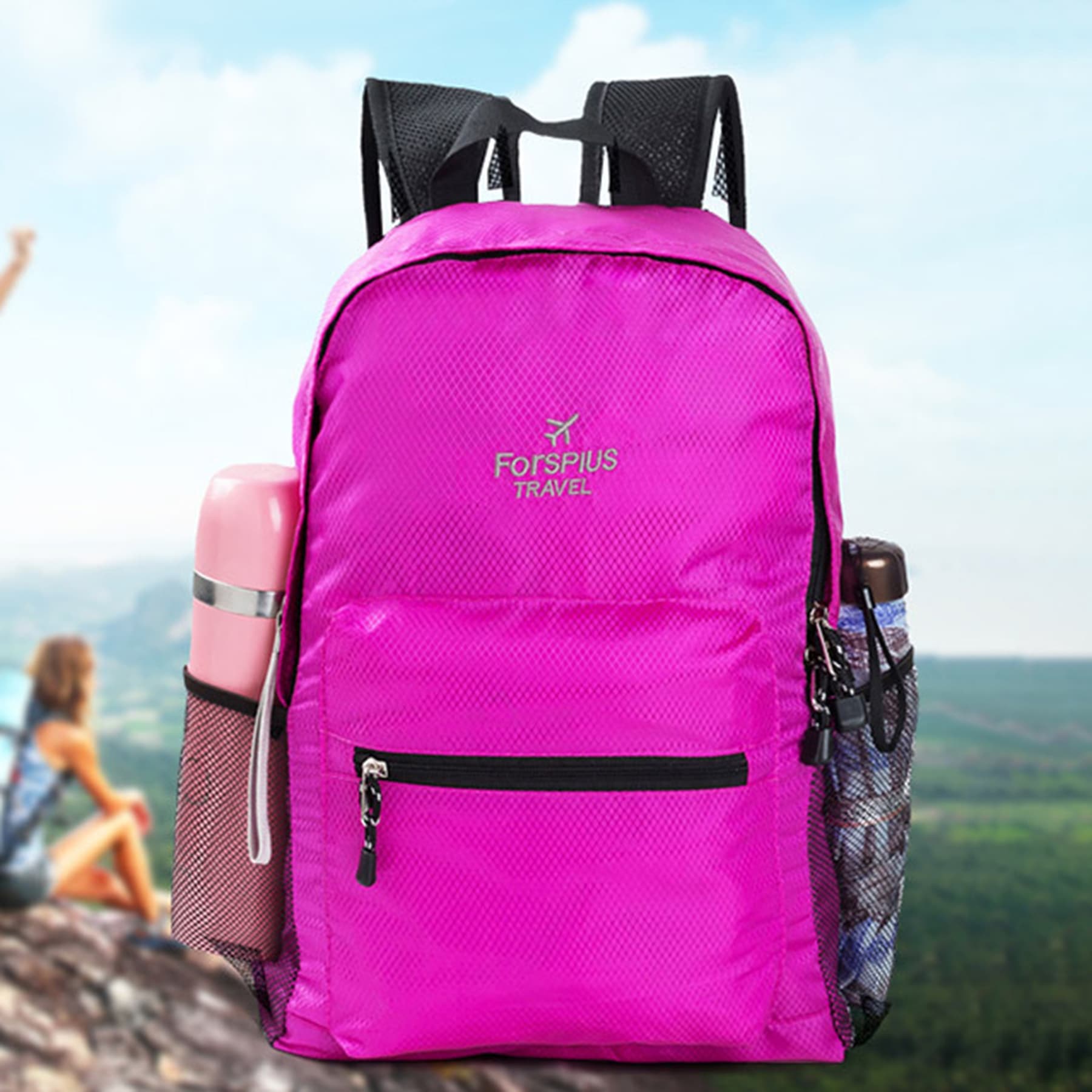 Lightweight Handy Foldable Backpack thumbnail 3