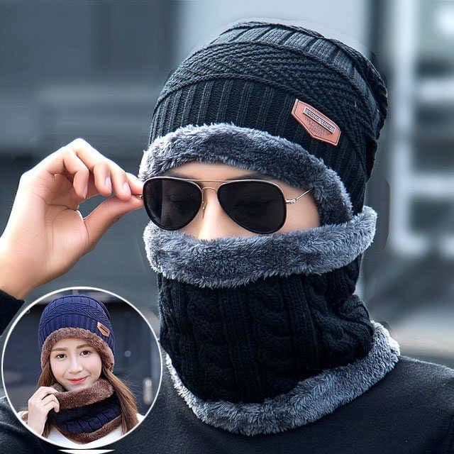 Warm Winter Beanie Hat & Scarf Set thumbnail 5