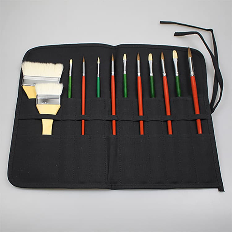 Canvas Roll Up Bag Brush Case thumbnail 4
