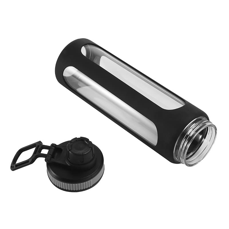23 Oz Sports Water Bottle With Silicone Sleeve thumbnail 4