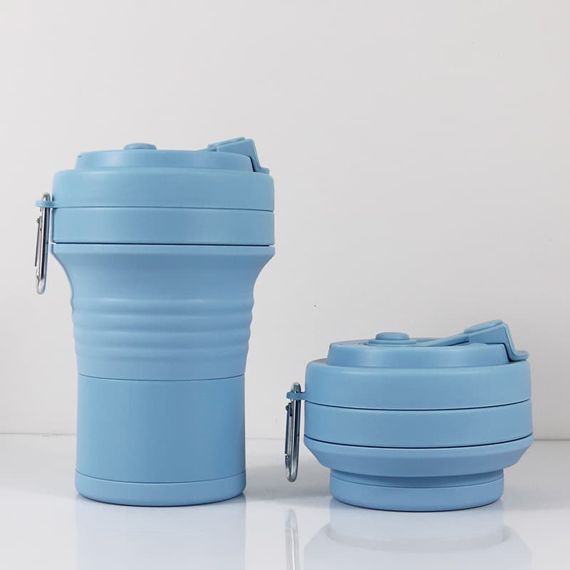 Folding Travel Sealed Silicone Water Cup thumbnail 5