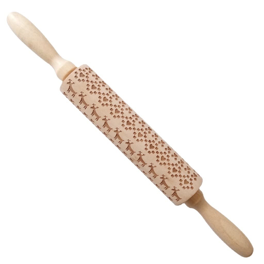 Christmas Wooden Rolling Pin thumbnail 3