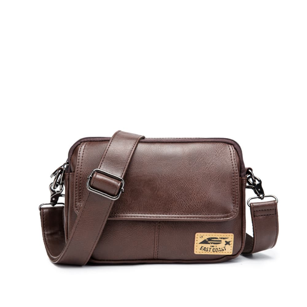 Diagonal Span Leather Bag thumbnail 3