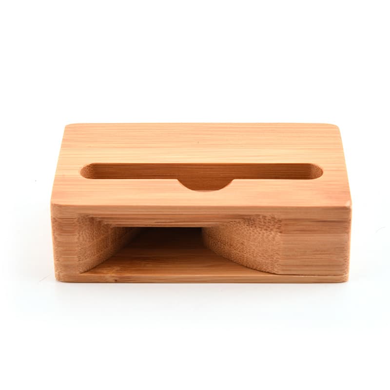Bamboo Wooden Desktop Mobile Phone Speaker Holder thumbnail 4