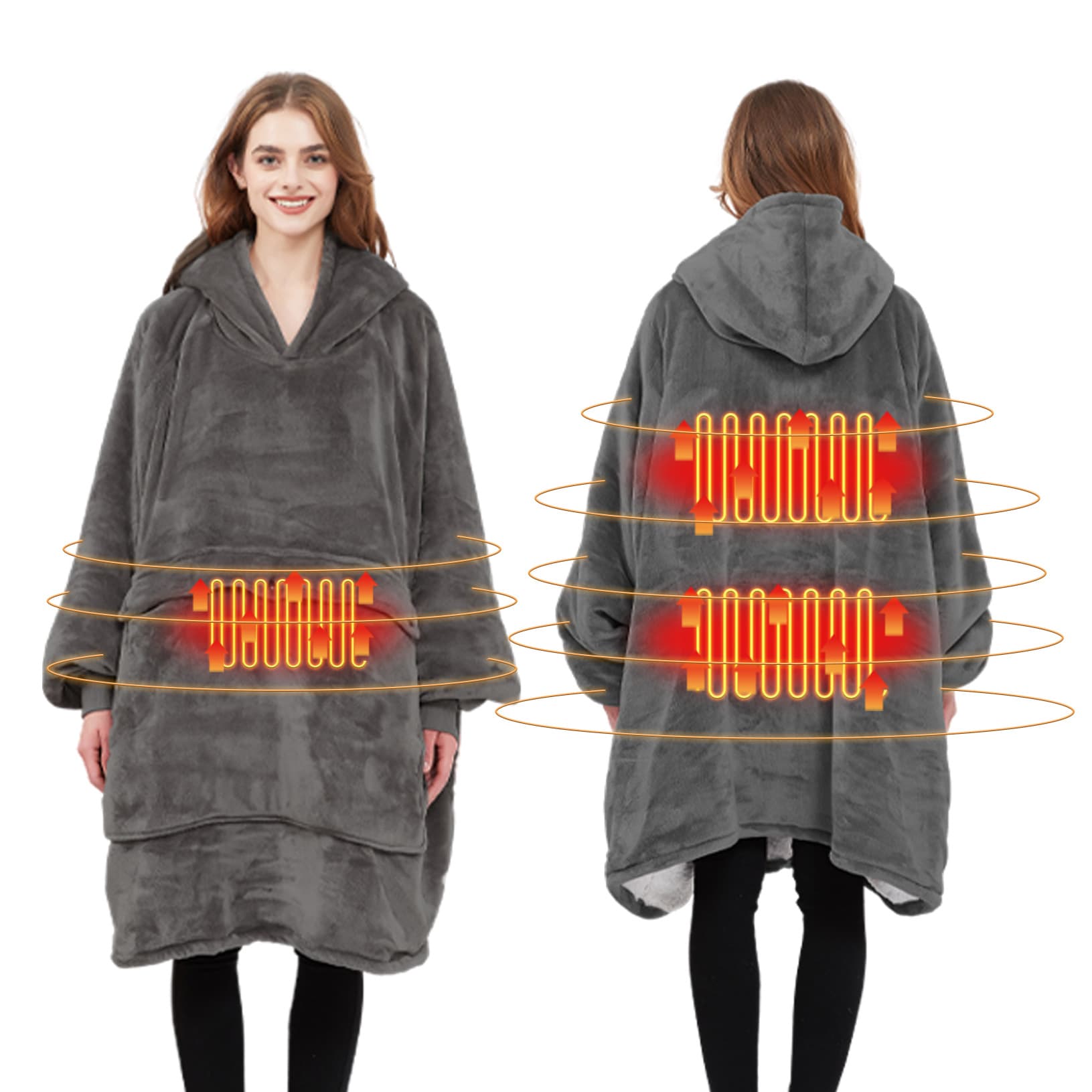 Usb Heated Wearable Blanket thumbnail 3