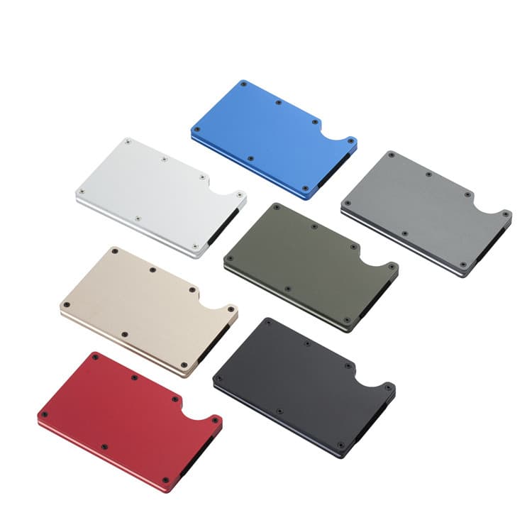 Minimalist Aluminum Metal Wallet thumbnail 8