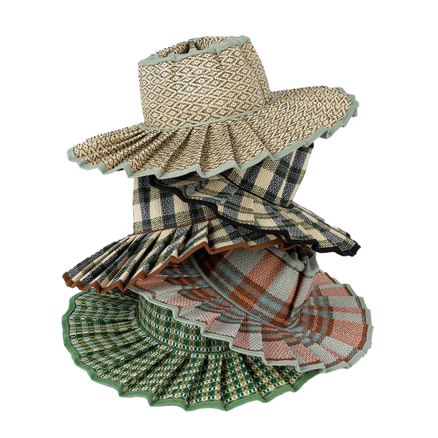 New Pleated Staw Hat thumbnail 2