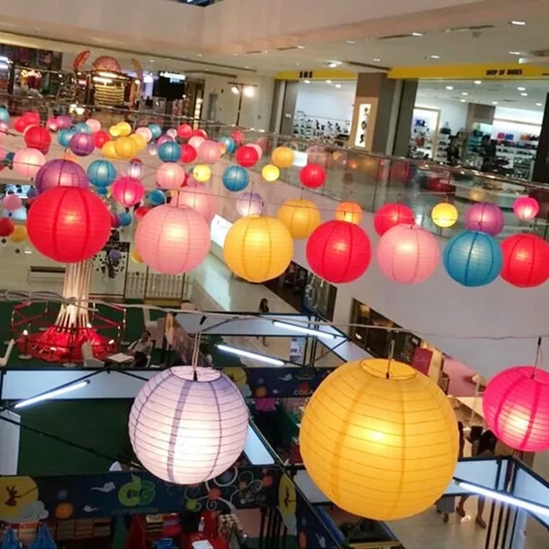 Hanging Paper Lantern Decorations for Party Holidays thumbnail 3