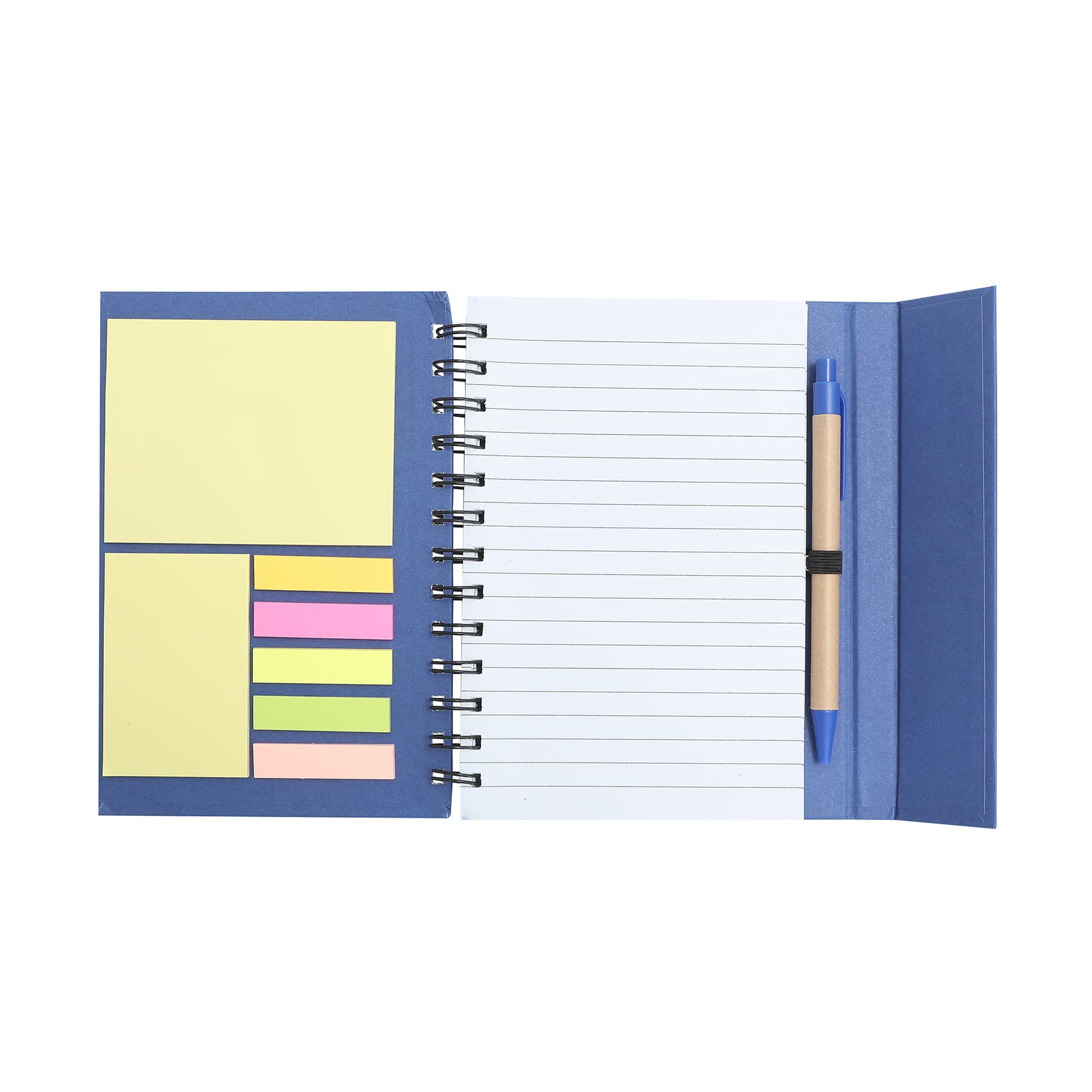 Spiral Notebook With Sticky Notes And Flags thumbnail 2