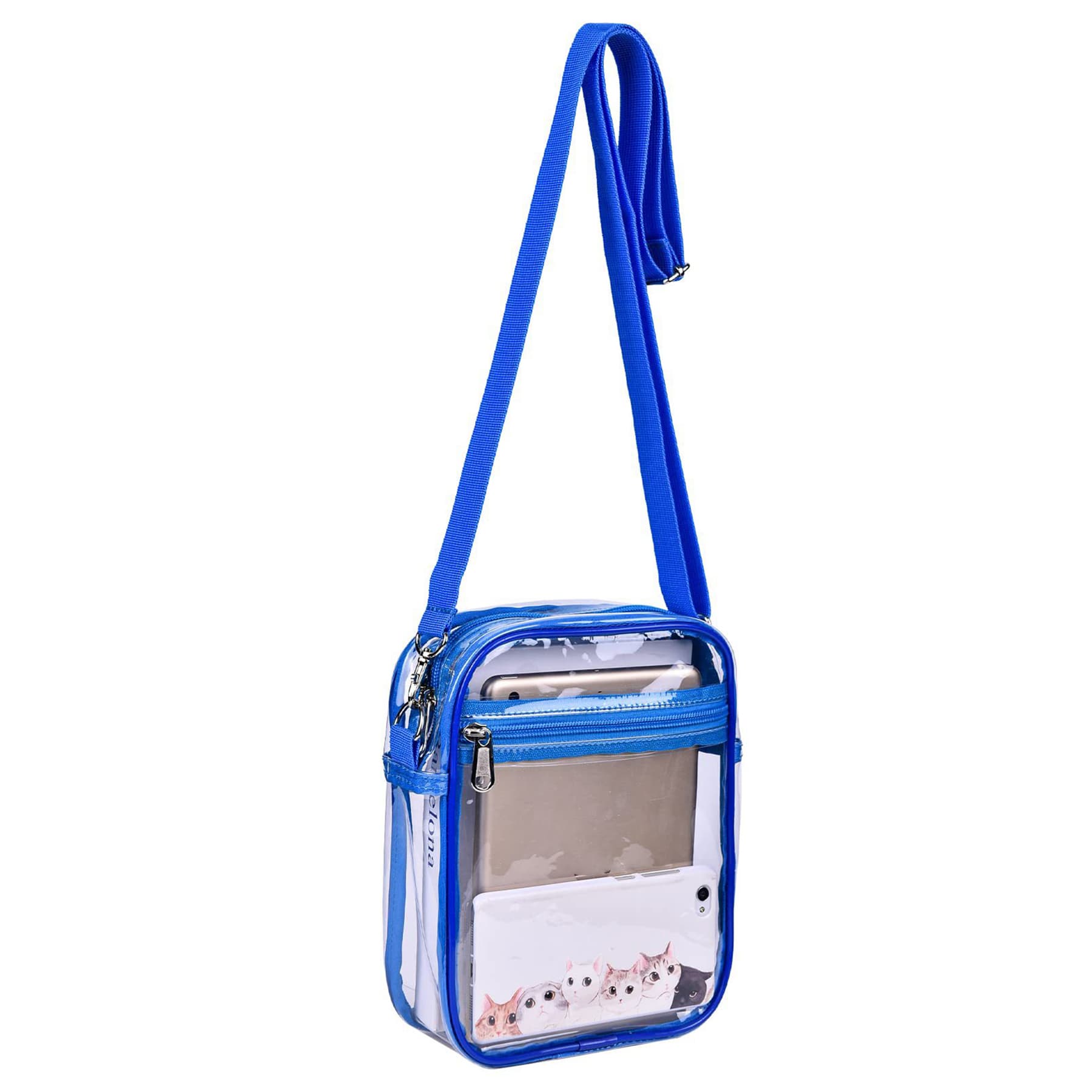 Clear Pvc Crossbody Purse Bag thumbnail 9