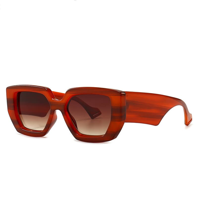 UV Protection Unisex Vintage Square Sunglasses thumbnail 13
