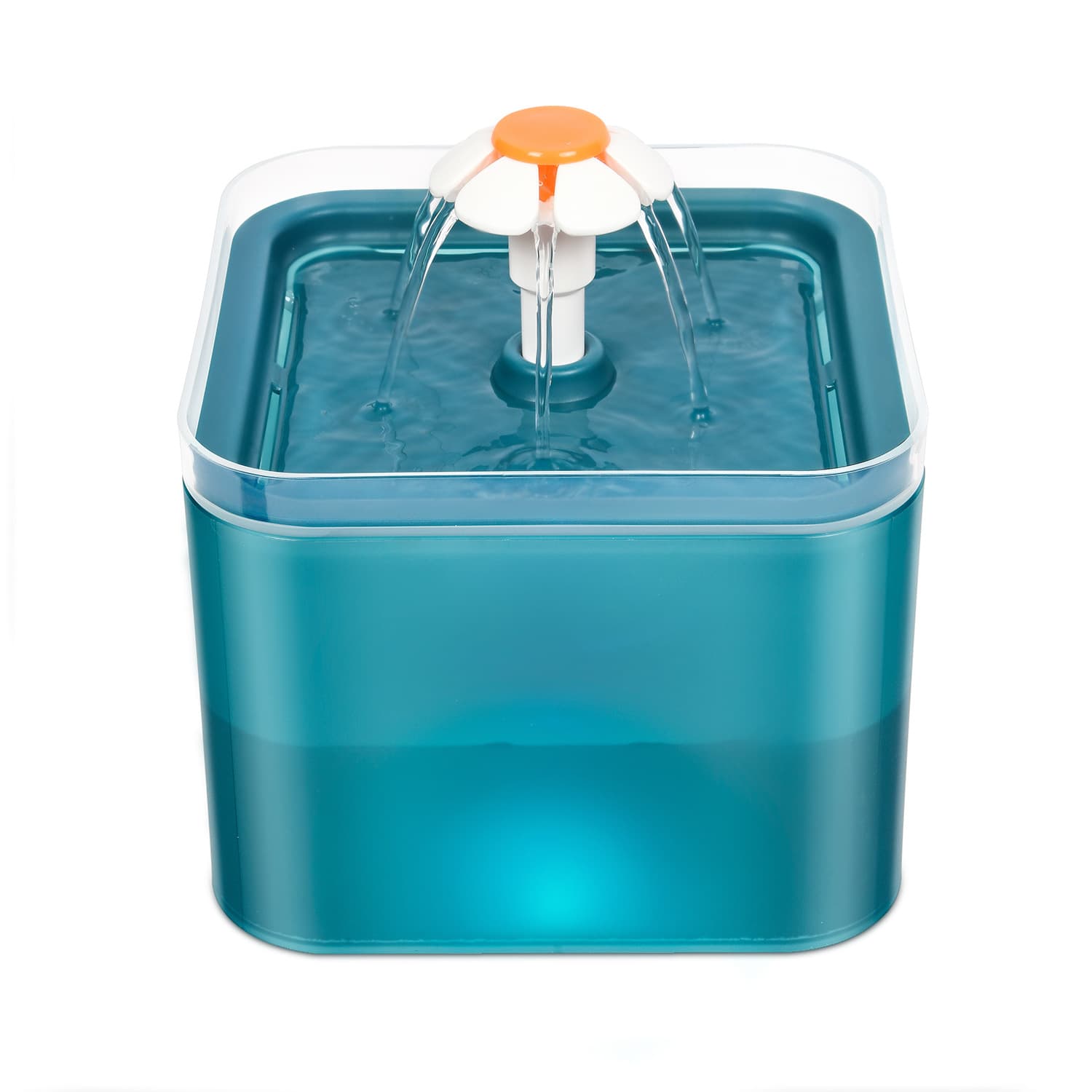 2.4L Automatic Led Light Pet Water Fountain With 4 Flow thumbnail 2