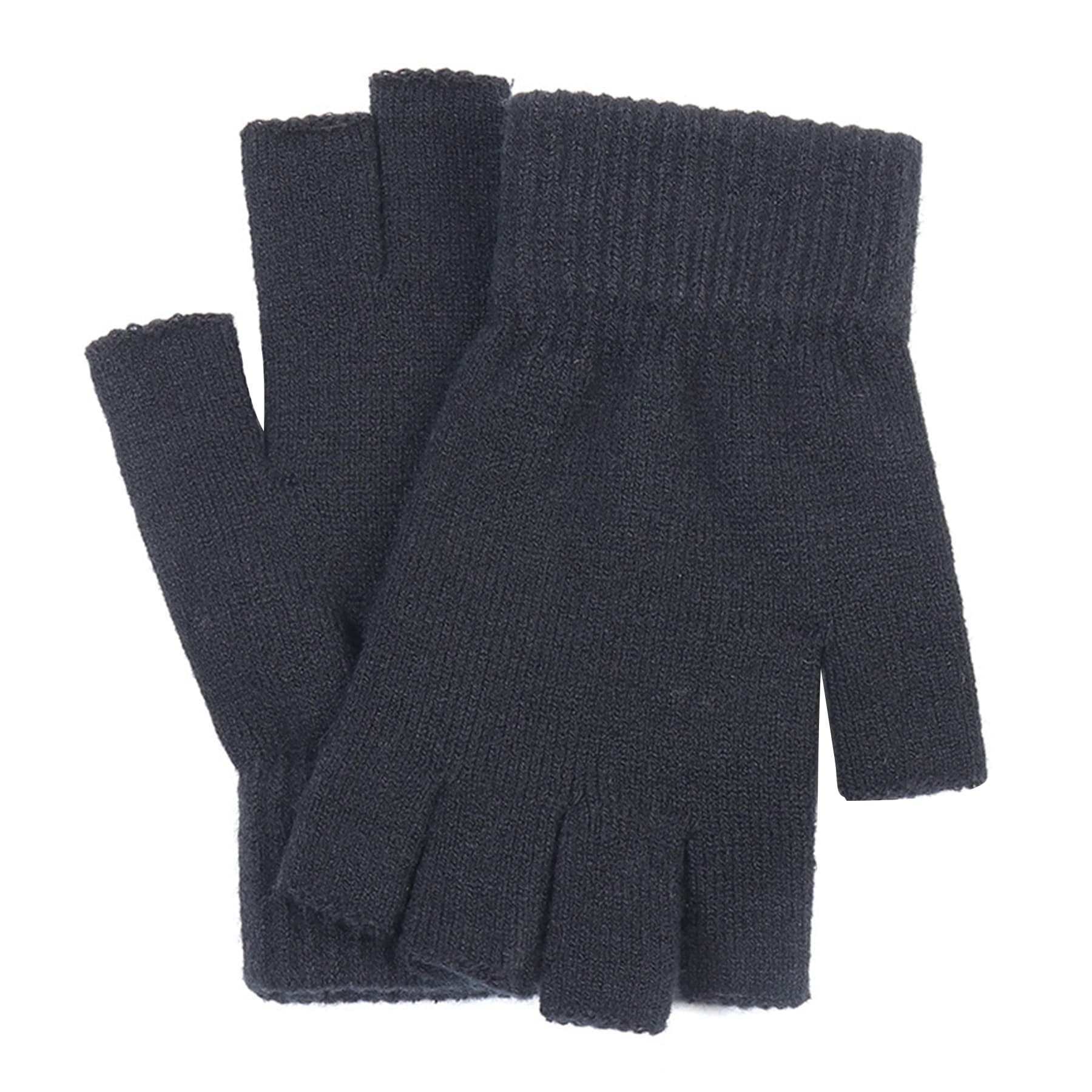 Knit Half Finger Gloves thumbnail 3