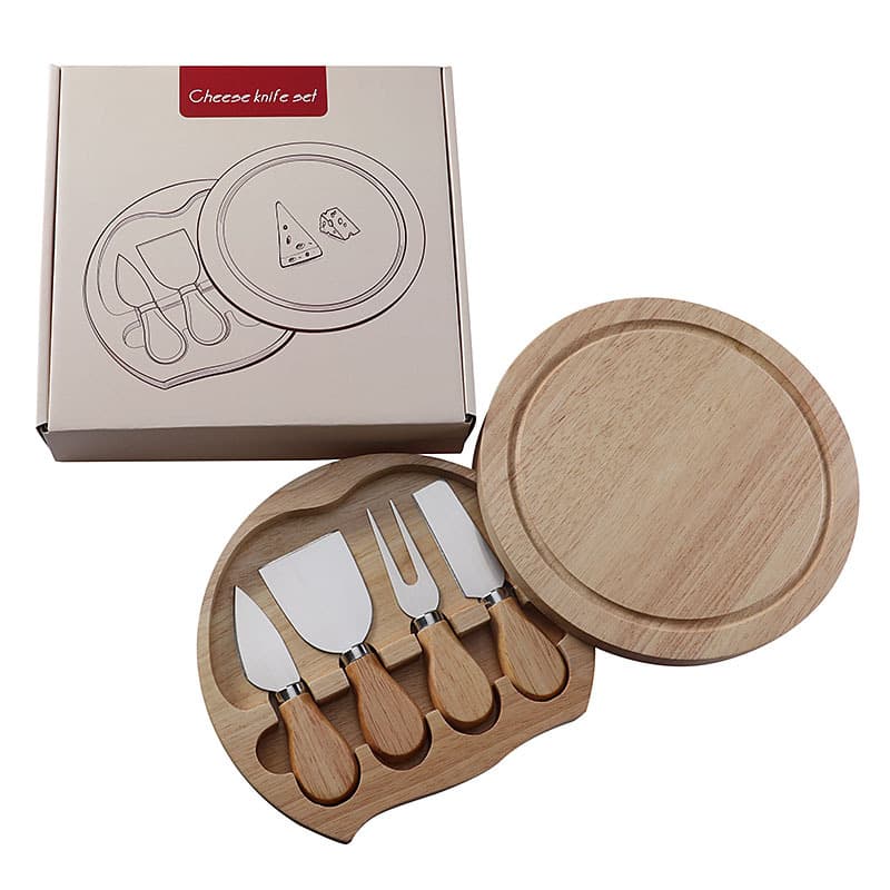 Cheese Knives Set w/ Wooden Cutting Board thumbnail 4