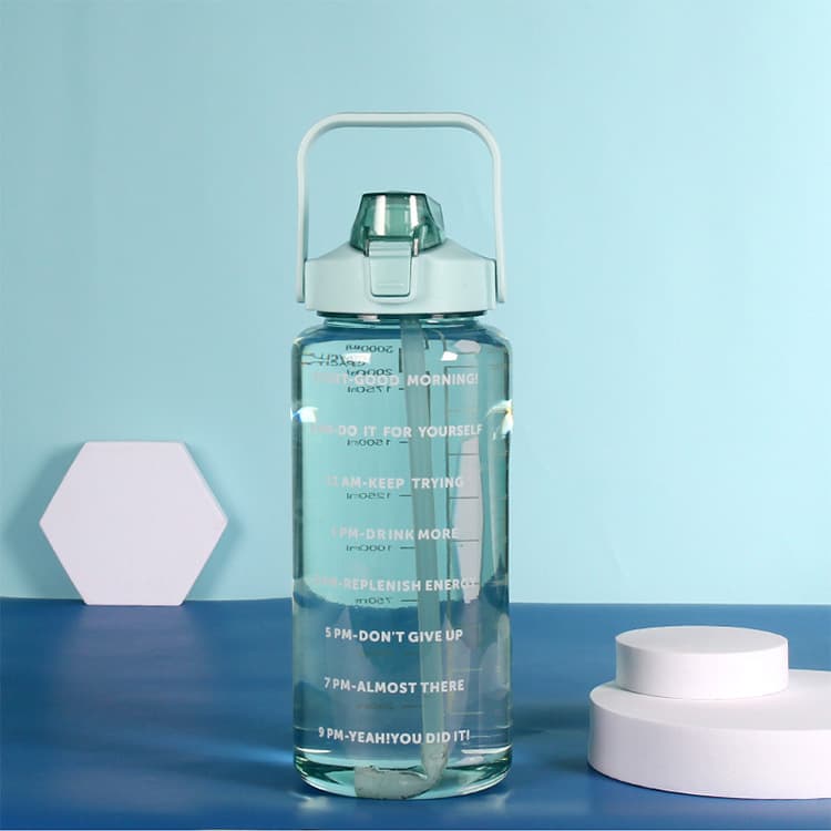 2L Sports Water Bottle With Time Marker thumbnail 6