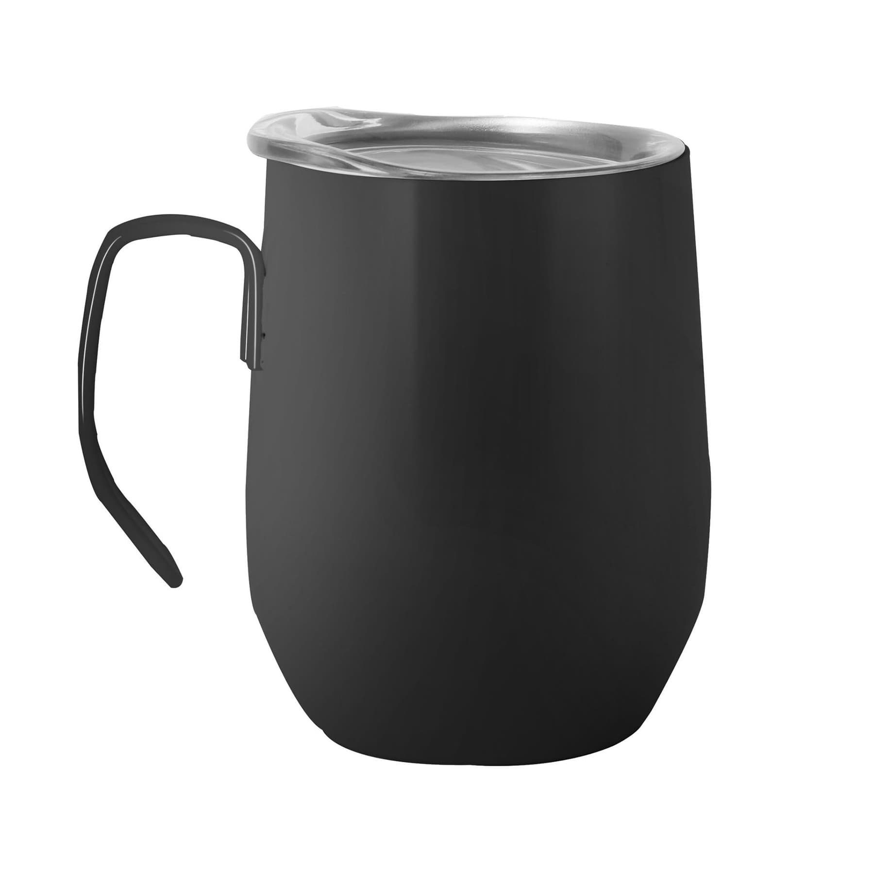 12 oz Stainless Steel Vacuum Insulated Wine Tumbler Handle thumbnail 2