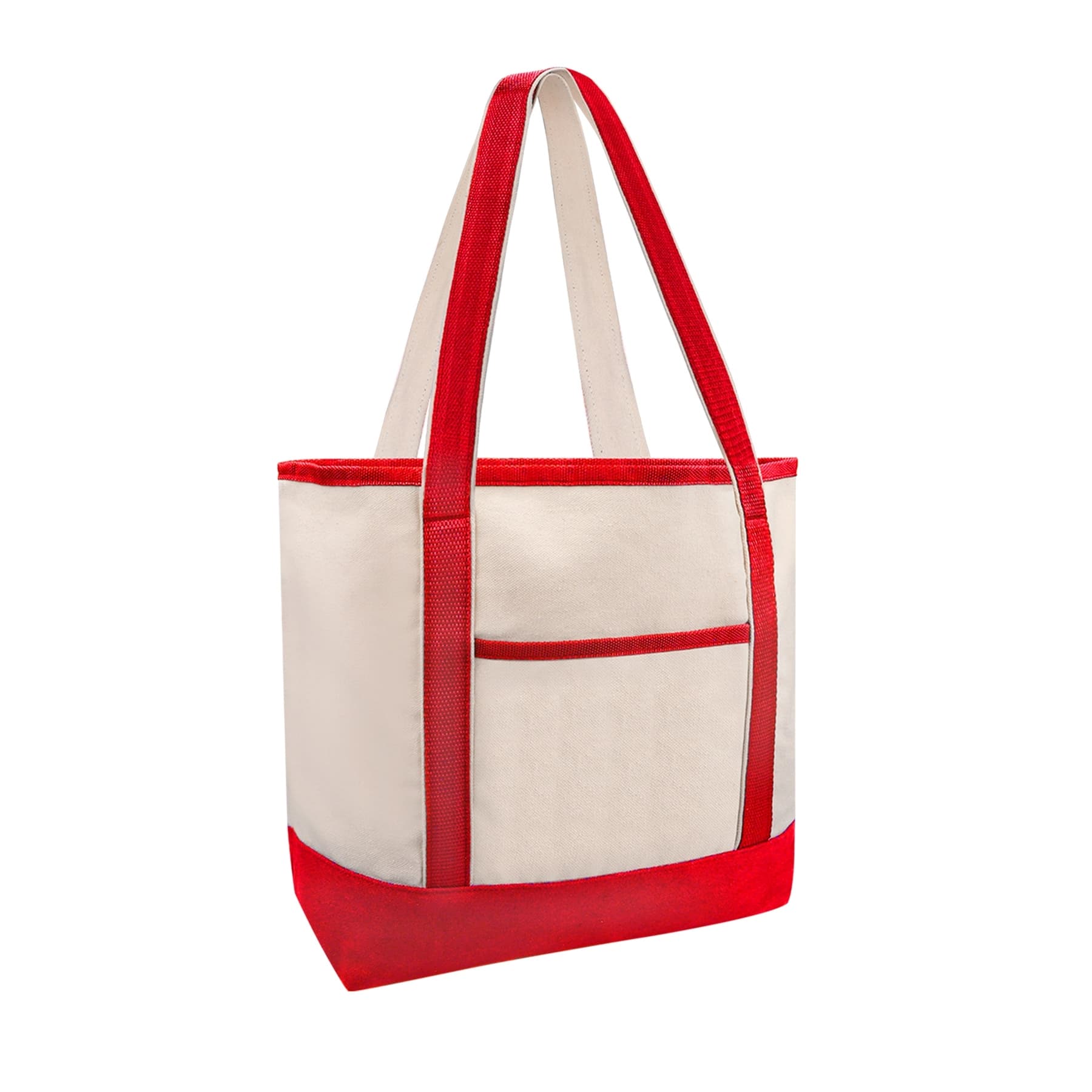 12oz. Natural Canvas Boat Tote w/ Reinforced Handle thumbnail 3