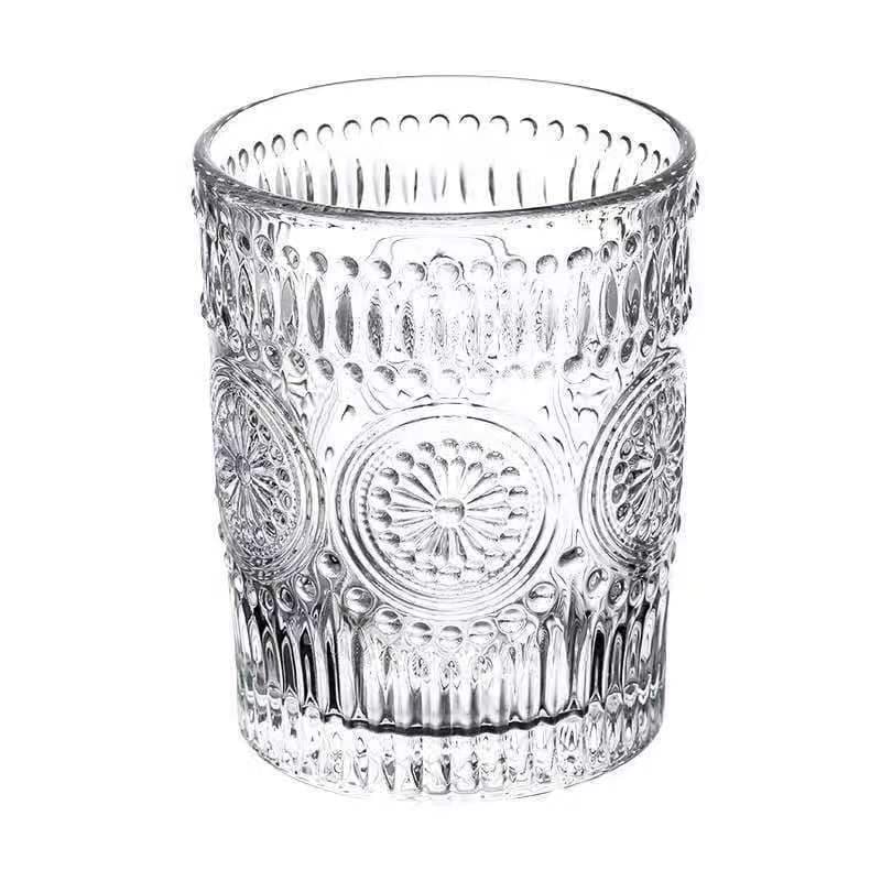 Romantic Sunflower Embossed Wine Glass thumbnail 3