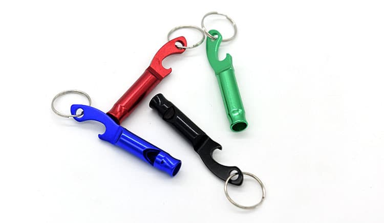 2 In 1 Beer Bottle Opener Portable Aluminum Alloy Whistle thumbnail 3