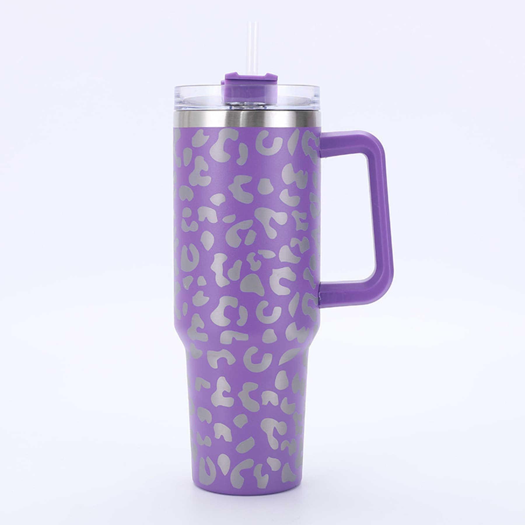 40oz Insulated Stainless Tumbler with Silicone Handle thumbnail 7
