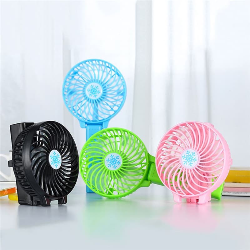 Foldable Small Fan with LED Light thumbnail 2