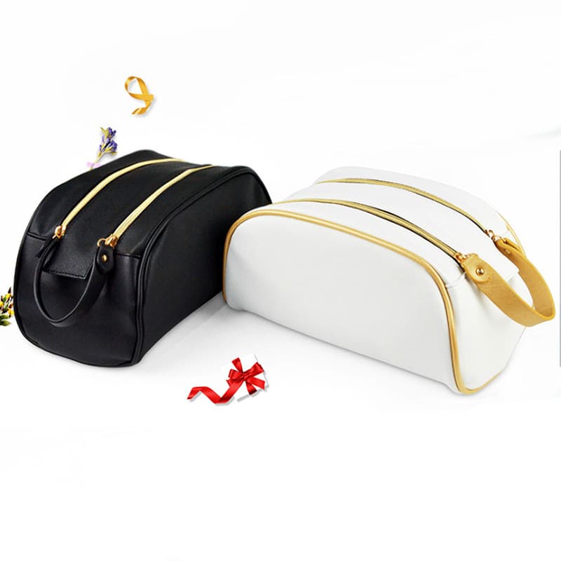PU Leather Travel Toiletry Bag for Women thumbnail 3
