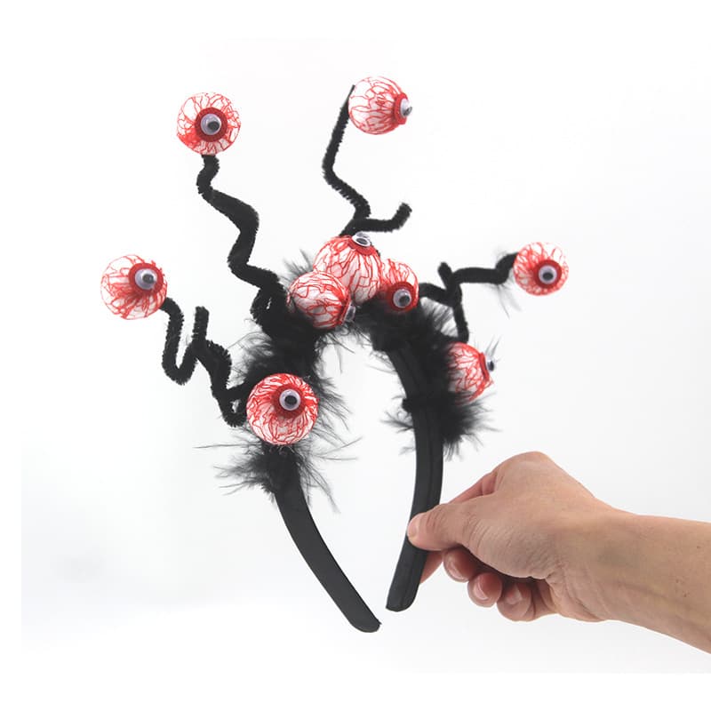 Plastic ghost eye ball headband thumbnail 4