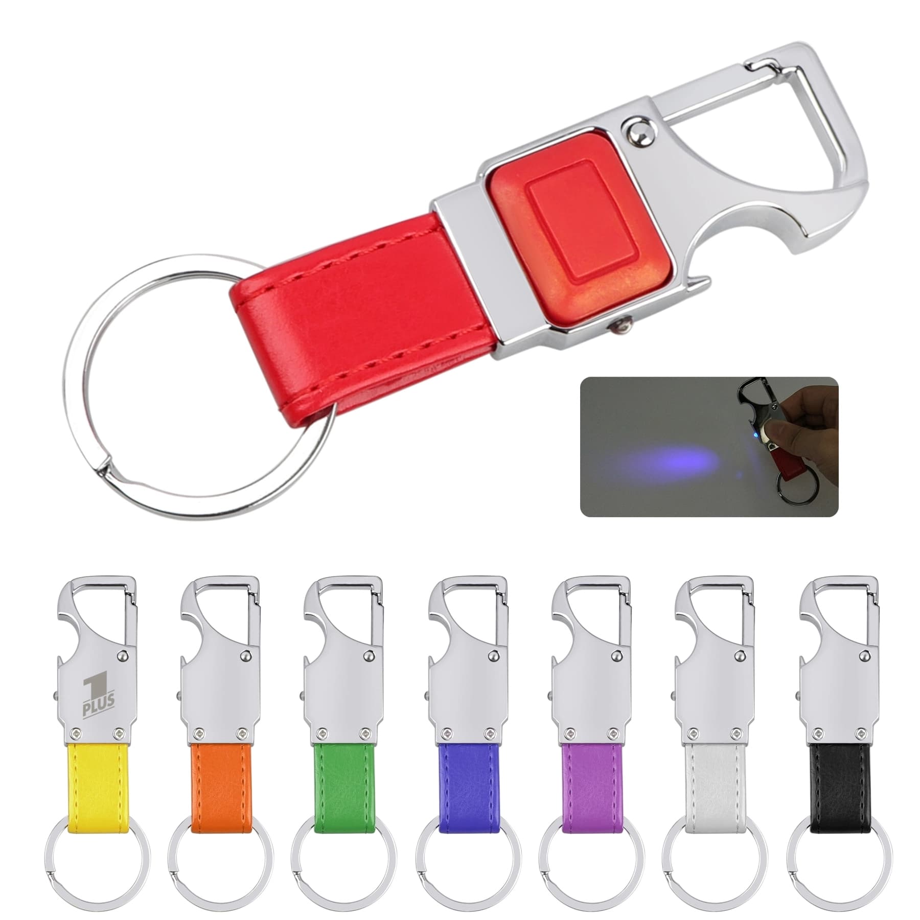 Leather Keychain Bottle Opener thumbnail 4