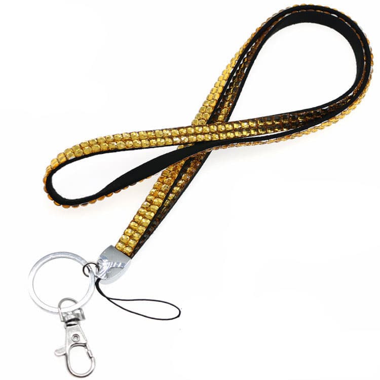 Rhinestone diamond with phone lanyard thumbnail 2