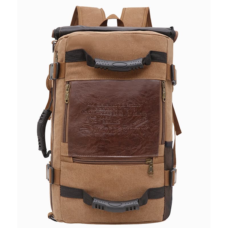 Canvas Duffel bag with Shoe Compartment thumbnail 4