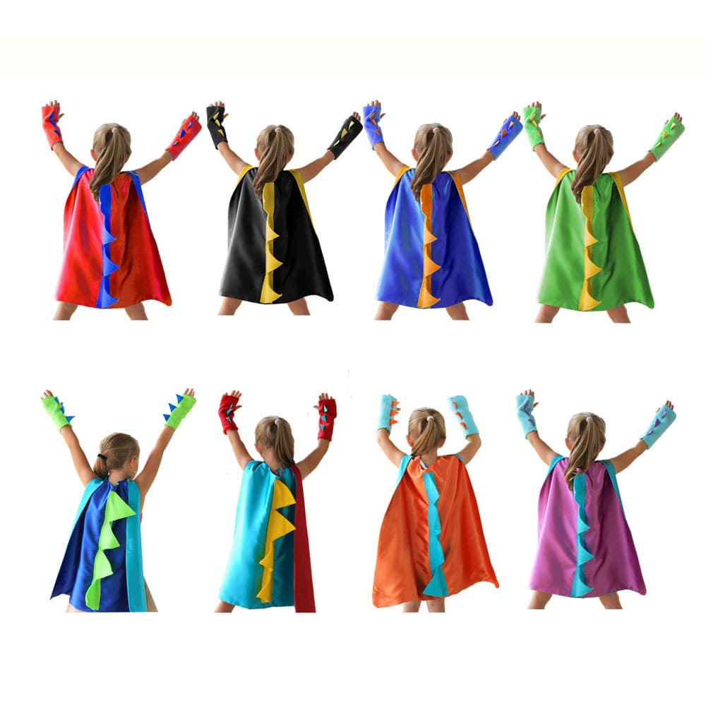 Toddler Cute Dinosaur Dress-Up Cape With Arm Cuff thumbnail 7