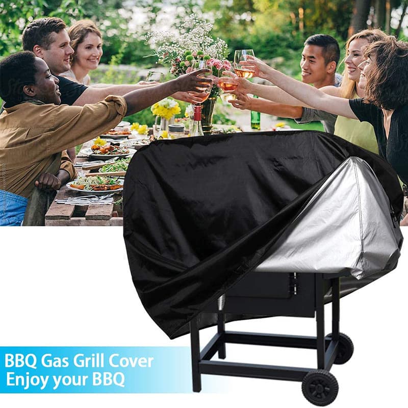 58 Inch 420D Double Layer Fabric Bbq Grill Cover thumbnail 5