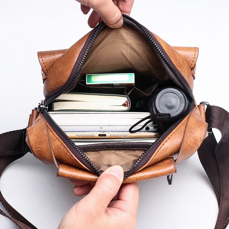 PU Leather Sling Shoulder Bag thumbnail 3