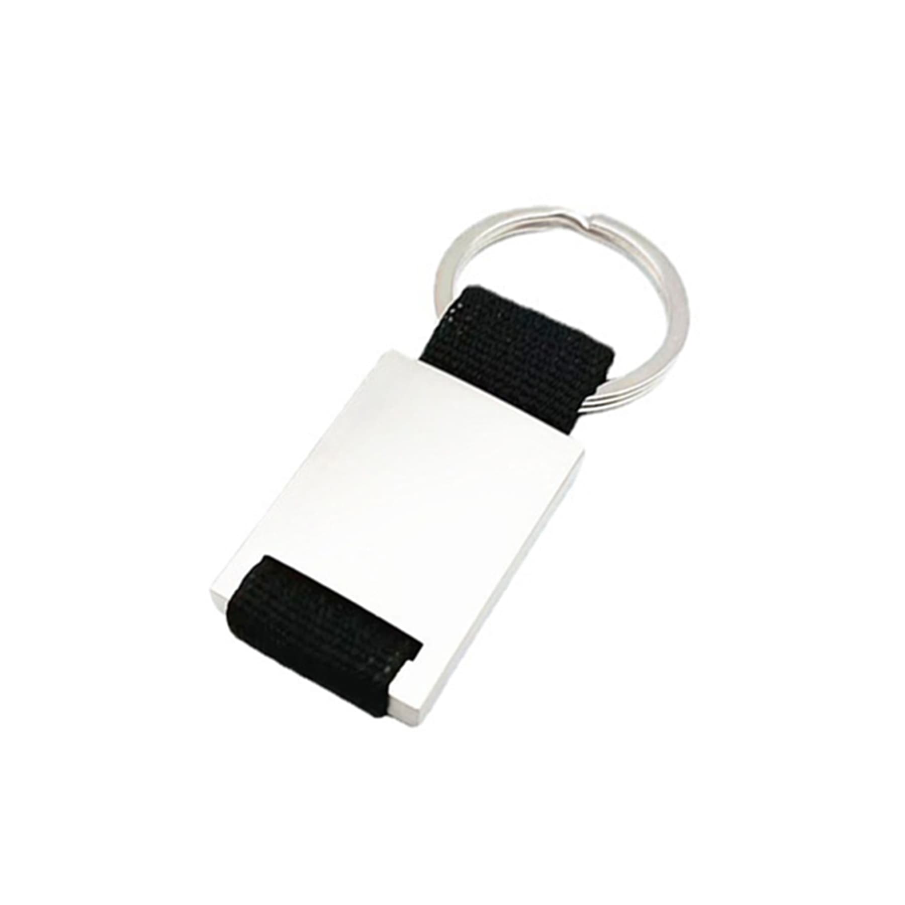 Metal Key Tag with Web Strap thumbnail 2