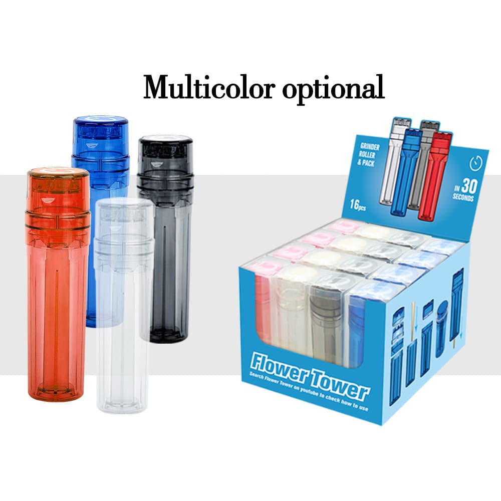 Multifunction Portable Plastic All-In-One Cigarette Grinde thumbnail 5