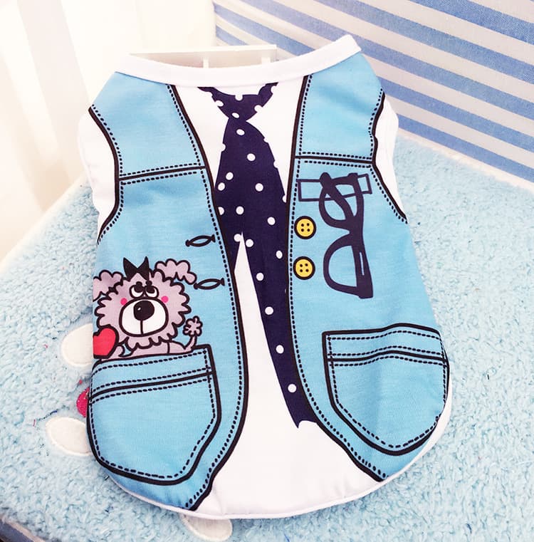 Dog Shirts Pet Printed Clothes thumbnail 3