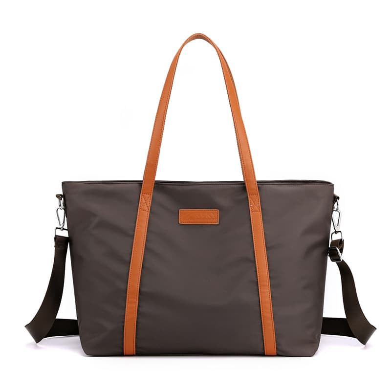 Leather Nylon Shoulder Crossbody Bag thumbnail 5
