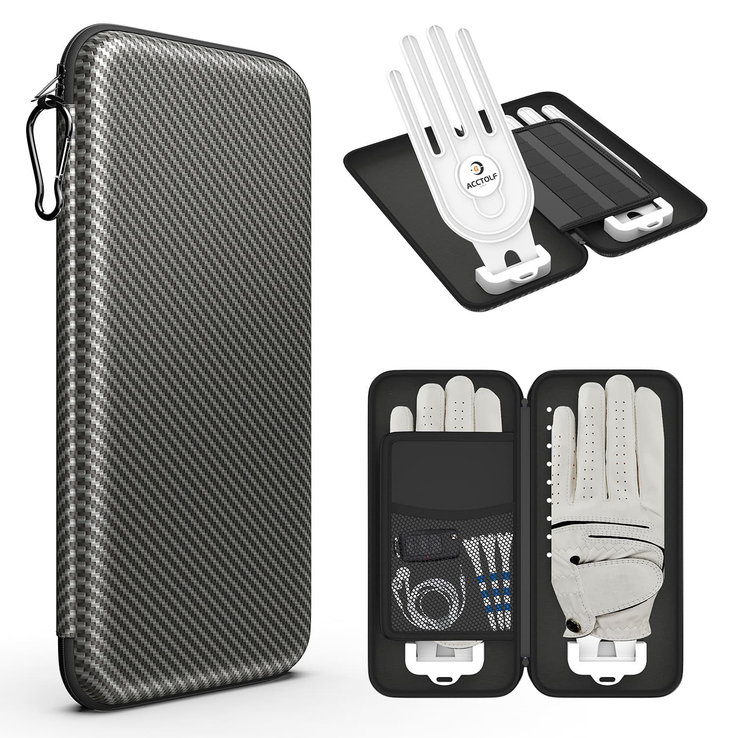 Professional Golf Accessories Box with Gloves Holder thumbnail 5