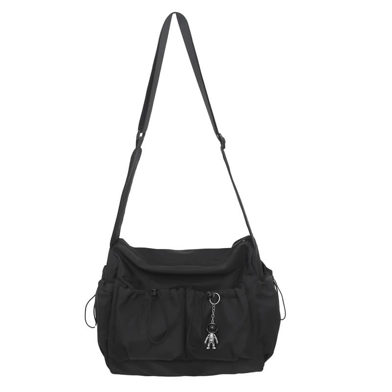 Nylon Large capacity Crossbody bag With Astronaut Pendant thumbnail 4