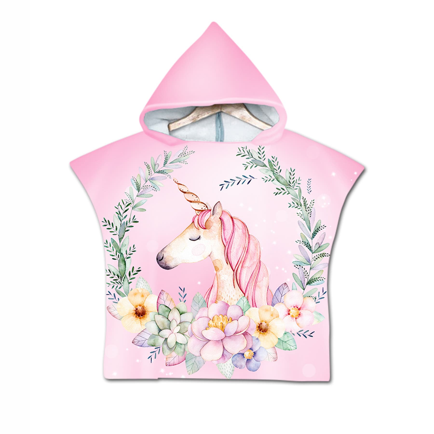 Sublimation Quick Towel Kids Hooded Beach Towel thumbnail 2